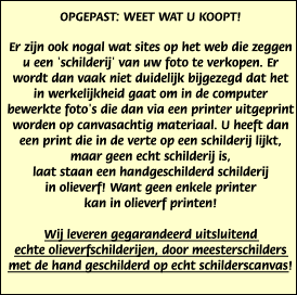 OPGEPAST: WEET WAT U KOOPT!