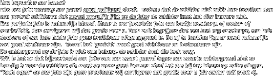 Hoe bepaalt u uw keuze?