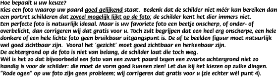 Hoe bepaalt u uw keuze?