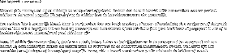 Hoe bepaalt u uw keuze?