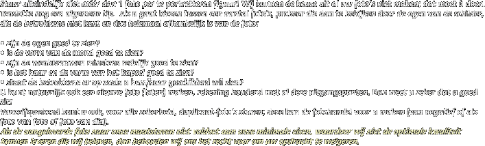 Stuur uiteindelijk niet m��r dan 1 foto per te portretteren figuur! W�j kunnen de keuze uit al uw foto's niet maken; dat moet � doen.