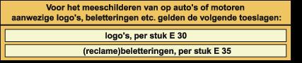prijslijstExtrasautos
